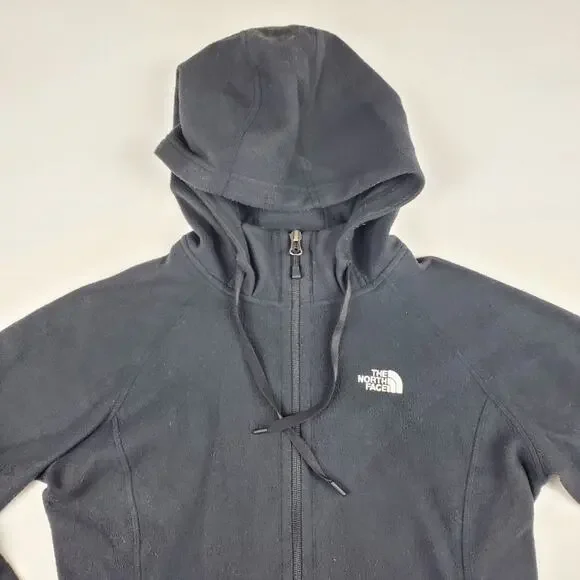 The North Face Black Fleece Full Zip Hoodie Hooded Sweatshirt Jacket Size Small - Picture 3 of 9